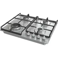 Gorenje 737658 GW641EX inox beépíthető gázfőzőlap 4 zónás wok égő egykezes gyújtás #2