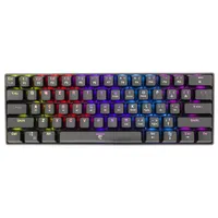 White Shark WS GK-2022B-BL-HU Shinobi GK-2022B 60 százalékos mechanikus kék switchek magyar kiosztás USB-C RGB világítás állítható lábak levehető kábel #2