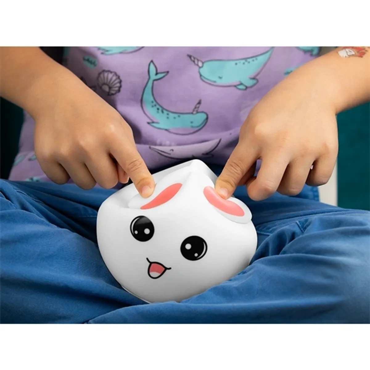 TRACER TRAOSW47255 Bunny éjszakai lámpa RGB LED 5 színtónus 4 világítási mód távirányító #8