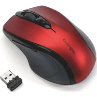 Kensington K72422WW Pro Fit közepes méretű vezeték nélküli optikai egér piros ergonómikus jobbkezes 2,4 GHz #2