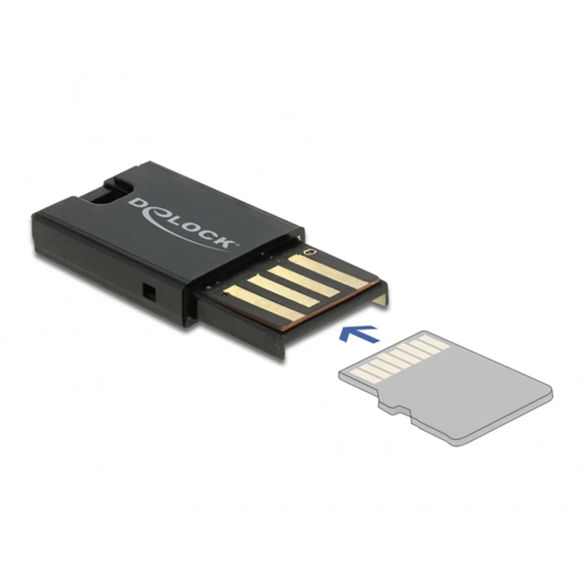 Delock 91603 kártyaolvasó külső USB 2.0 Micro SD;T-Flash #2