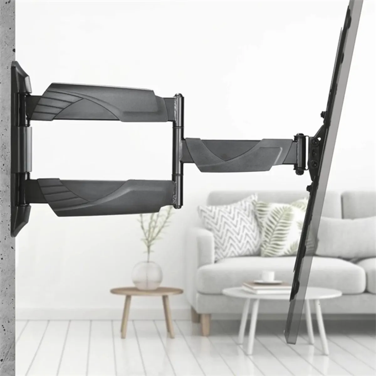 HAMA 00220828 fali konzol full motion 32"-65" acél fekete 35 kg 180° 15° VESA 75x75-400x400 #9