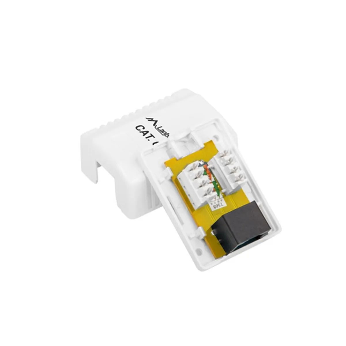 LANBERG OU6-0001-W CAT.6 UTP 1xRJ45 falra szerelhető árnyékolatlan #2
