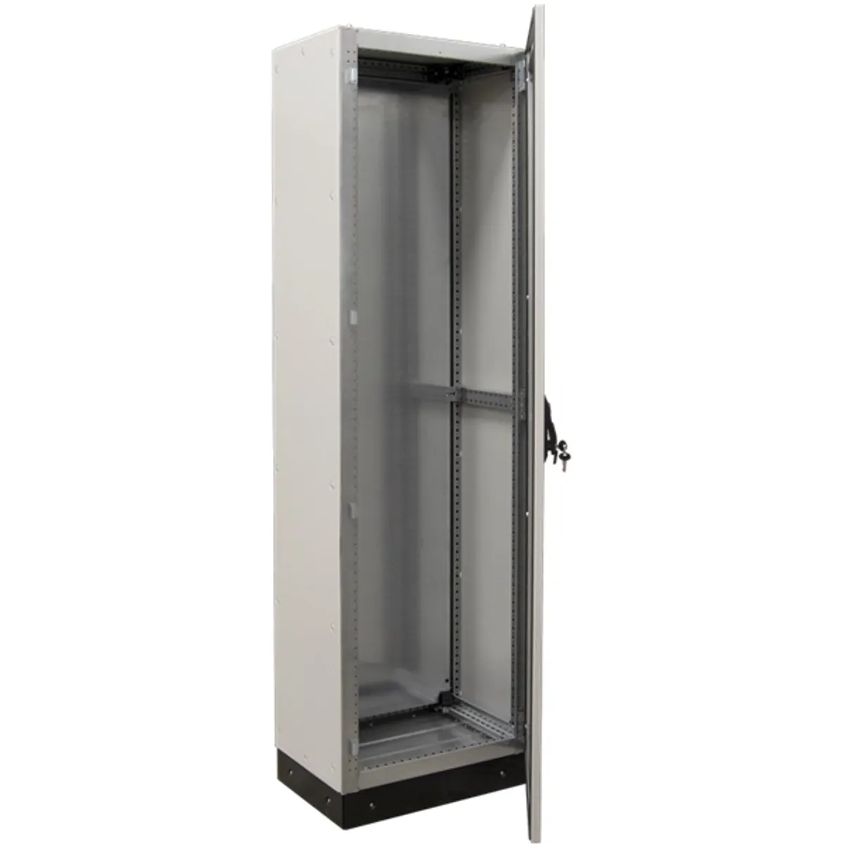 TRACON TGEFM6021040 elosztószekrény acél szürke 800 mm x 2100 mm x 400 mm IP54 1 db ajtó #1