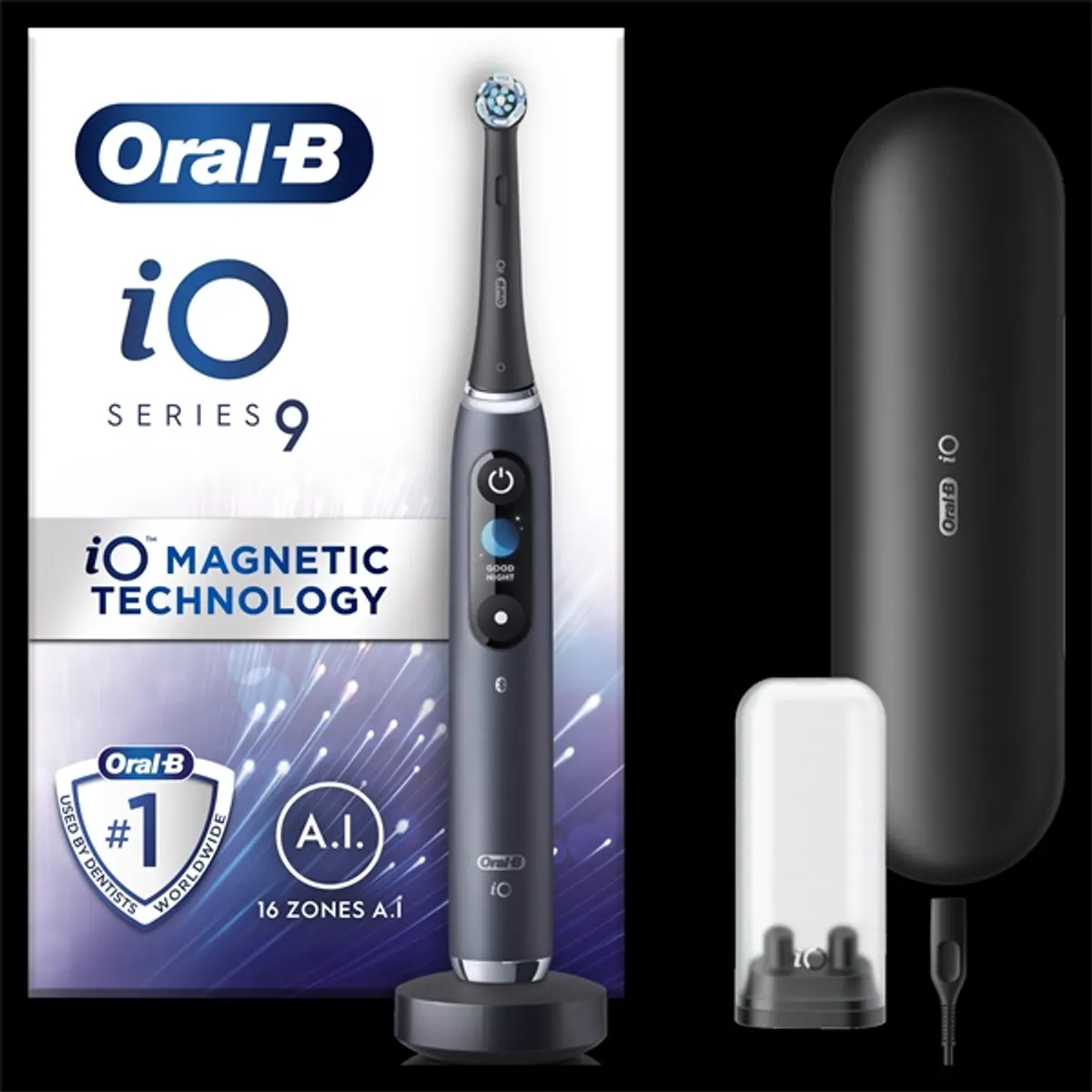 Oral-B 10PO010421 iO9 fekete ezüst elektromos fogkefe #2