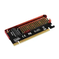 AXAGON PCEM2-S M.2 NVMe PCIe bővítő M-key/B+M-key, 2230-2280, Plug and Play, 4-lane PCIe 3.0/4.0, alumínium hűtőburkolat, LED #2