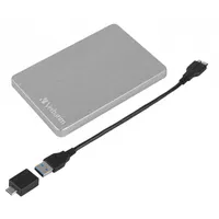 Verbatim 53663 Store 'n' Go ALU Slim 1TB 2,5" ezüst USB 3.2 hardveres titkosítás 5400 rpm #4