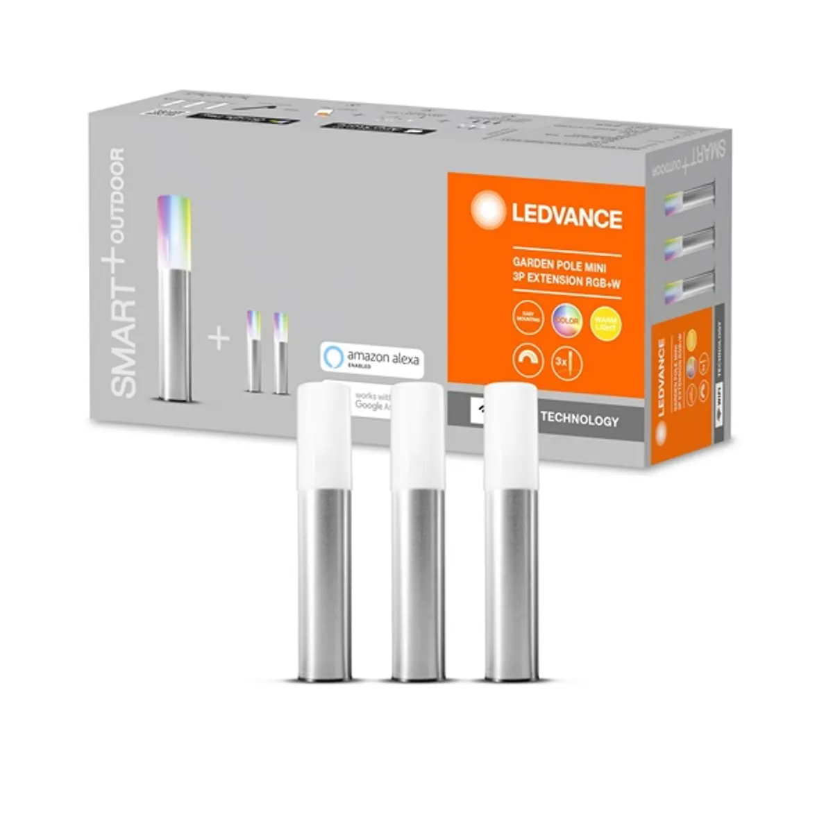 Ledvance 4058075478237 Smart+ WiFi Garden 3 Pole Mini kieg. 3db-os okos kültéri lámpa #2