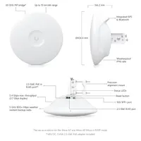 Ubiquiti WAVE-PRO Wave-Pro 60 GHz 5 GHz Wi-Fi 6 backup PtP és PtMP kültéri max 15 km PtP 8 km PtMP #2
