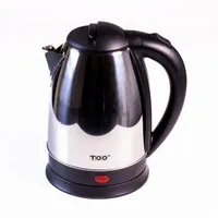TOO KE-600 vízforraló ezüst 1,8 L 1800 W vezeték nélküli 360 fokban elforgatható rejtett fűtőelem túlmelegedés védelem vízkő szűrő vízszintjelző