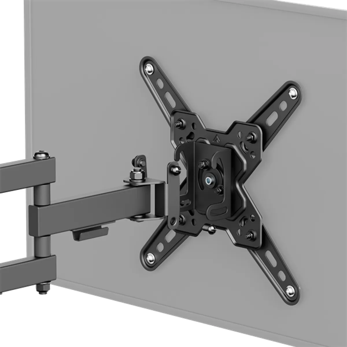 SBOX LCD-223-2 13"-43" dönthető, forgatható, VESA 75x75-200x200, max terhelhetőség 20 kg, fekete acél, kábelrendező #5