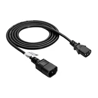 AKYGA AK-PC-03C tápkábel 1,8 m IEC C13 IEC C14 fekete