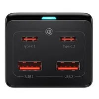 Baseus PSZM000401 GaN3 Pro 100W töltő 2x USB-C 2x USB AC #3