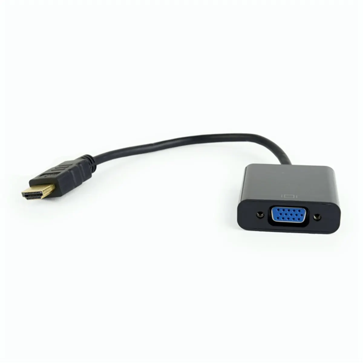 GEMBIRD A-HDMI-VGA-04 HDMI 1.4 VGA adapter fekete 15 cm #1