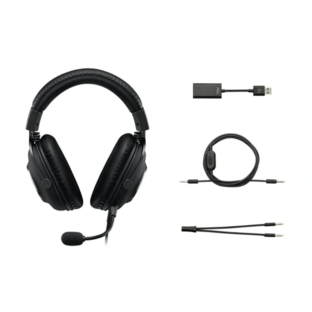 Logitech 981-001470 PRO X SE fejhallgató vezetékes 50 mm hangszóró 2 m kábel USB jack 3,5 mm fekete #4