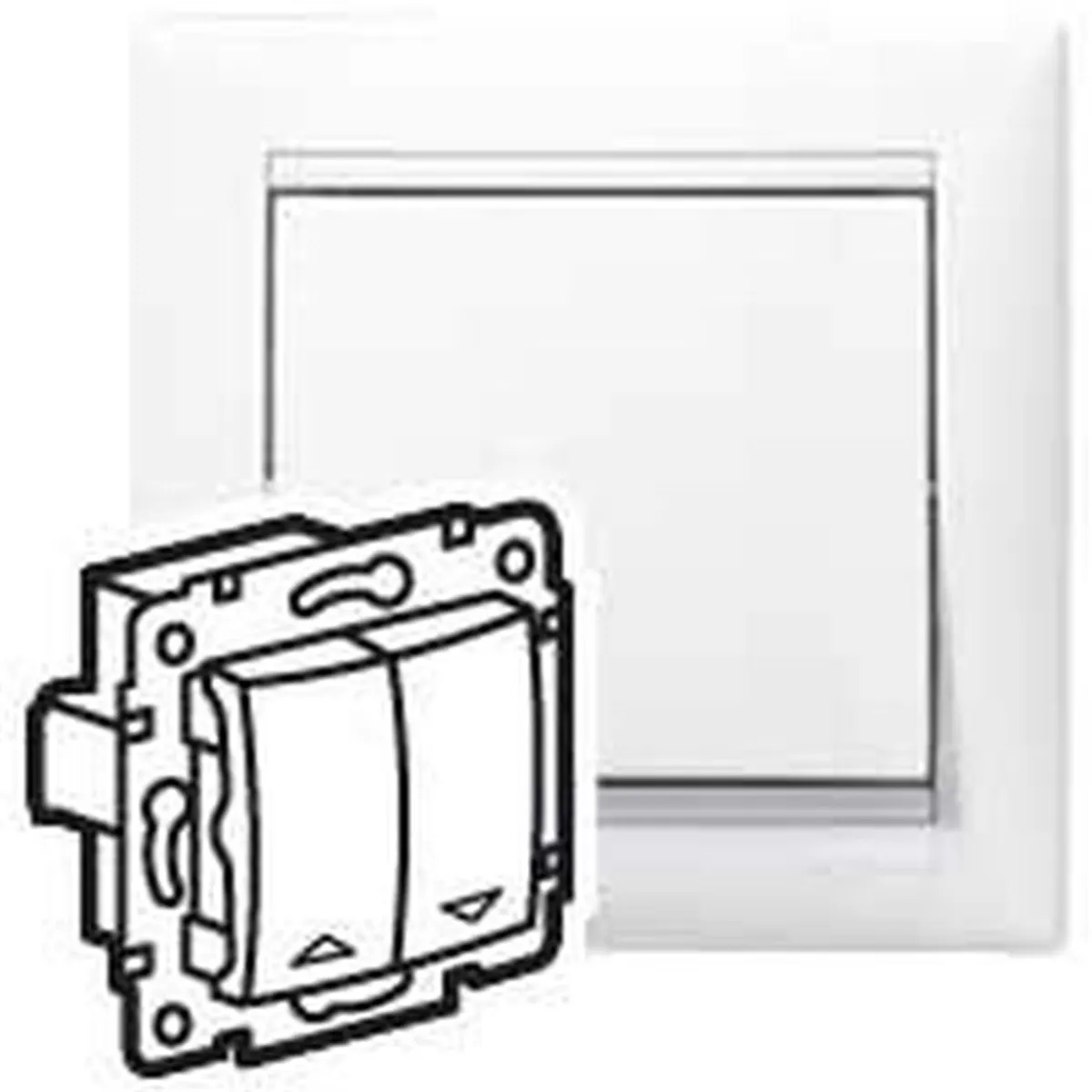 Legrand 774414 Valena redőnynyomó fehér #1