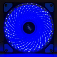 AKYGA AW-12E-BL 120 mm kék LED ház ventilátor 12 V 1100 RPM 23 dB csúszócsapágy 9 pengék #4