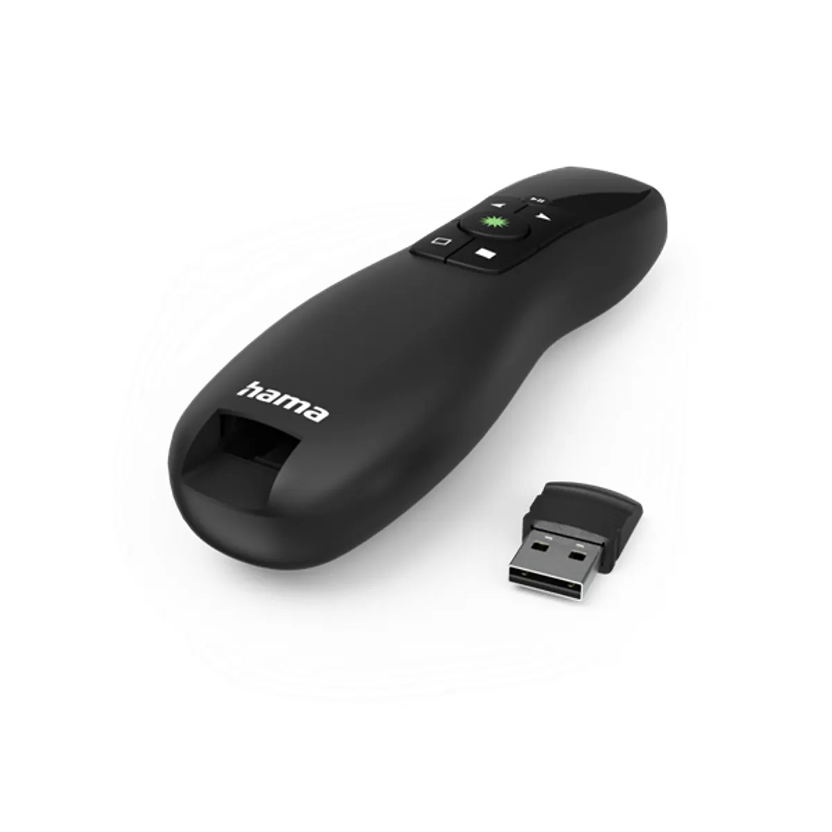 Hama 00139918 Multimedia presenter Green-Light zöld lézer 2,4 GHz USB-vevő PowerPoint vezérlés #3