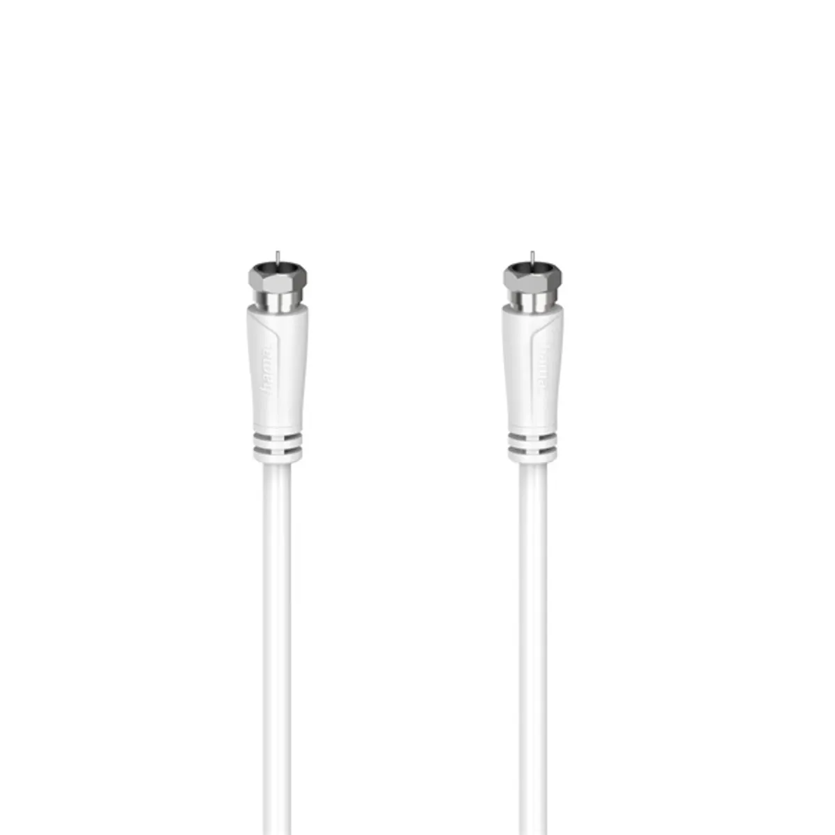 Hama 00205064 antenna kábel F-F 300 cm fehér 75 ohm 90dB árnyékolás #1