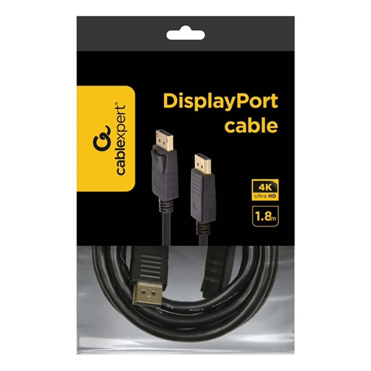 GEMBIRD CC-DP2-6 DisplayPort 1.2 kábel 1,8 m DP-DP 4K60 aranyozott #3