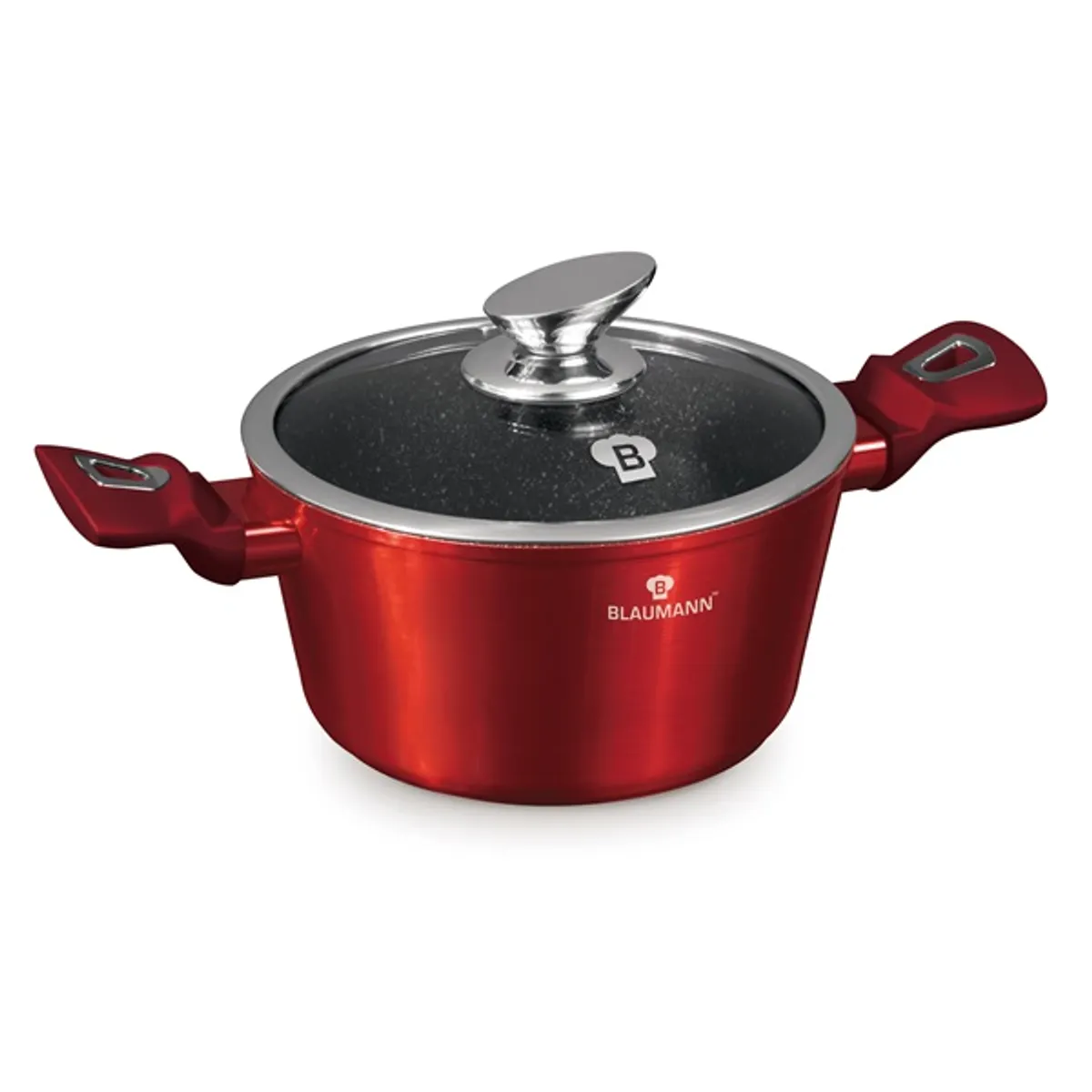 Blaumann BL-3985 burgundi kollekció 2,5 l 20 cm indukciós tapadásmentes lábas fedővel #1