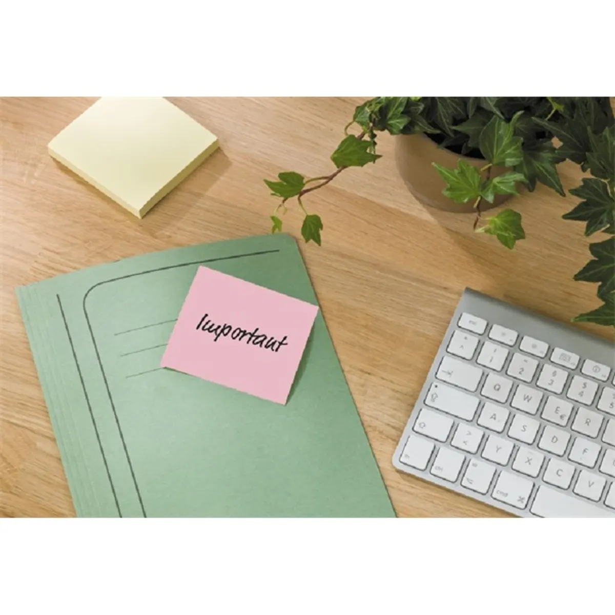 Post-it 7100259123 jegyzettömb 76x76mm 100 lapos újrahasznosított PEFC vegyes #4