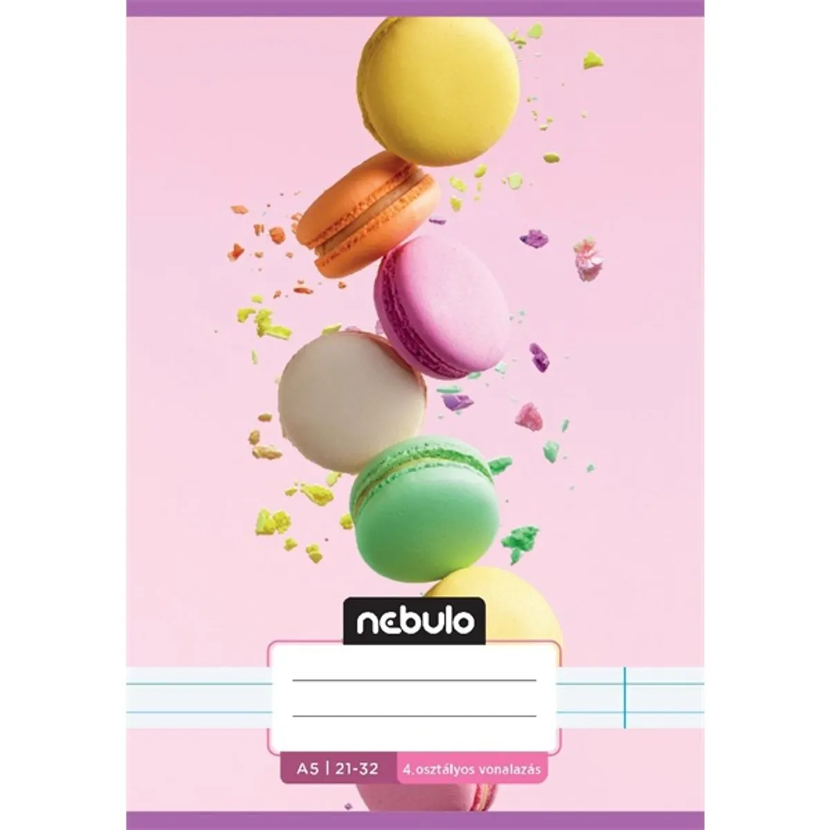 NEBULO VO4-1-CM-A5 füzet 32 lapos A5 vonalas tűzött #4