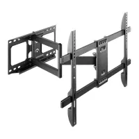 STELL 35057263 SHO 5620 Fali konzol 32"-70" VESA 200x100-600x400 45 kg forgatható 90 dőlés 15 csavaros rögzítés acél fekete kábelrendező