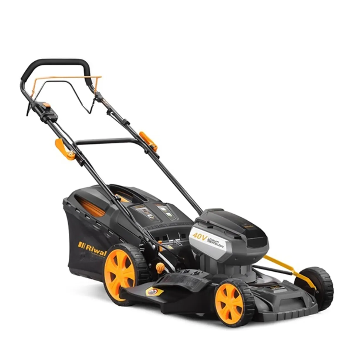 RIWALL AM18B1901054B RALM 4640 SPi 40V akkumulátoros fűnyíró 46 cm vágás, önjáró, oldalkidobó, mulcsozás, gyűjtés, központi magasság 7 fok #1