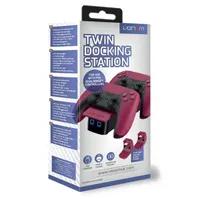 Venom VS5010 PS5 dupla töltőállomás Cosmic Red Csúszásgátló talp, Töltöttségjelző LED, USB Type C #6