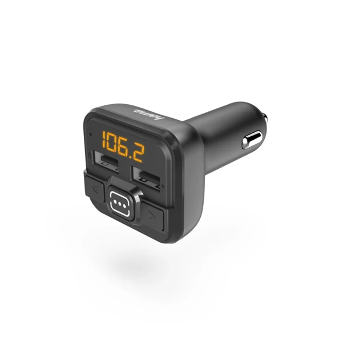 HAMA 00014163 FM adó USB AUX töltés 1A fekete #1