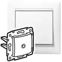 Legrand 774429 Valena TV aljzat végzáró fehér 1,5dB IP20 negyedfordulatos bekötéssel #2