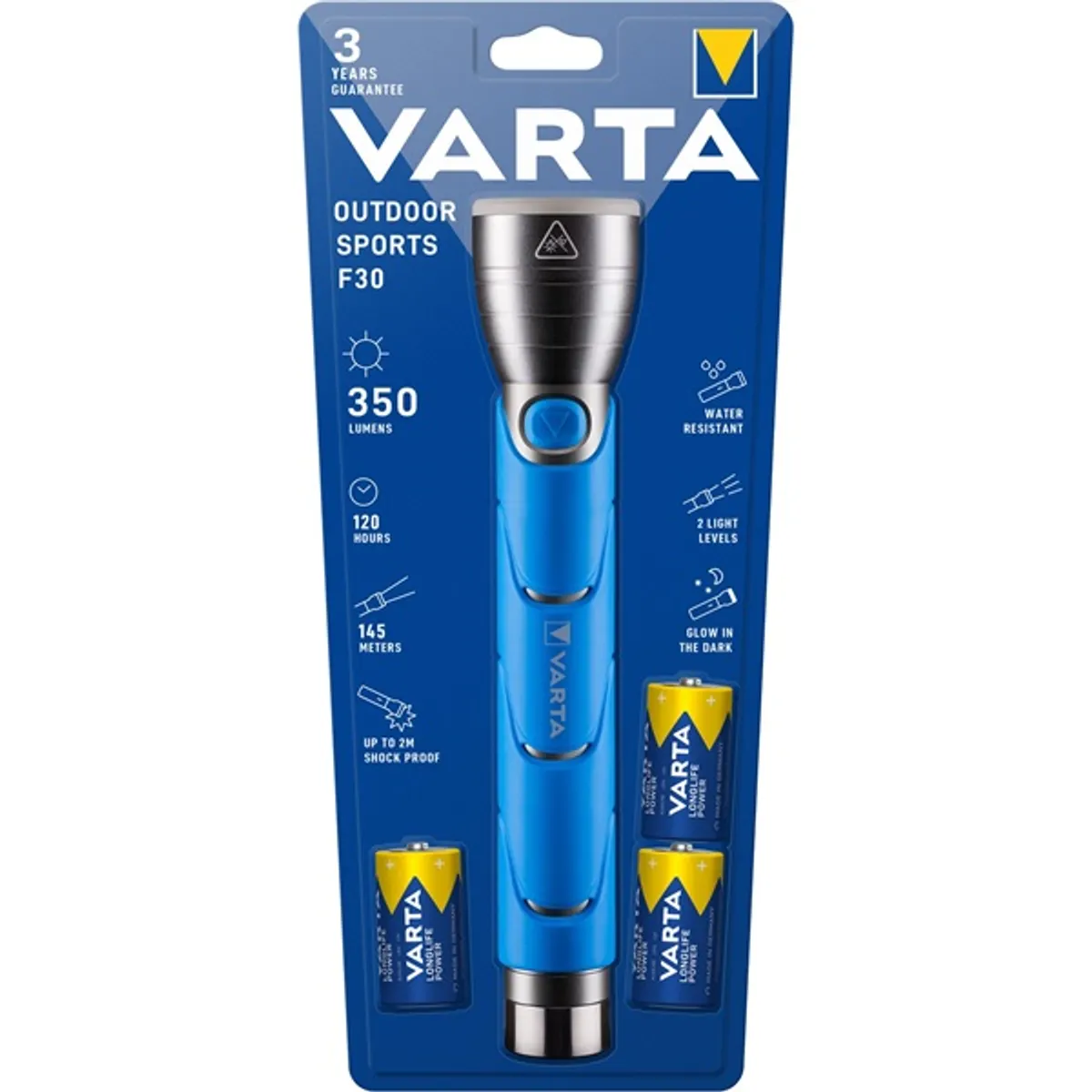 Varta 18629101421 Outdoor Sports F30 LED elemlámpa 5W Cree LED, 310 lm, IPX4 #6