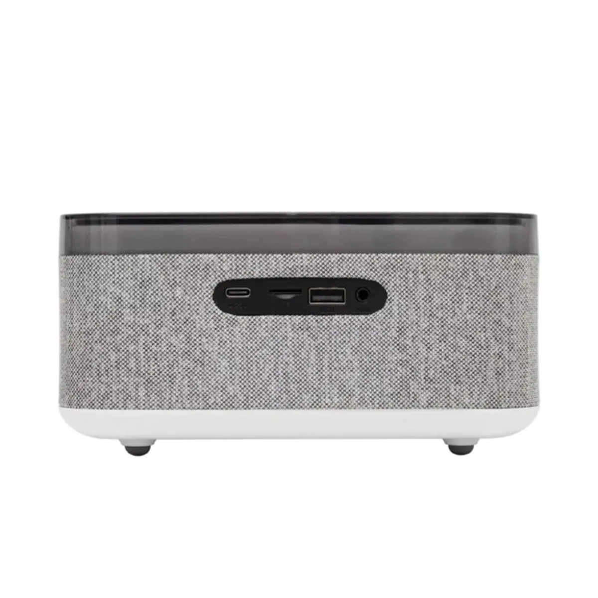 HOME LTCR06 multimédia lejátszó ébresztőórával qi töltés bluetooth TWS 2x5 W FM rádió USB beépített akkumulátor hordozható LED kijelző #3