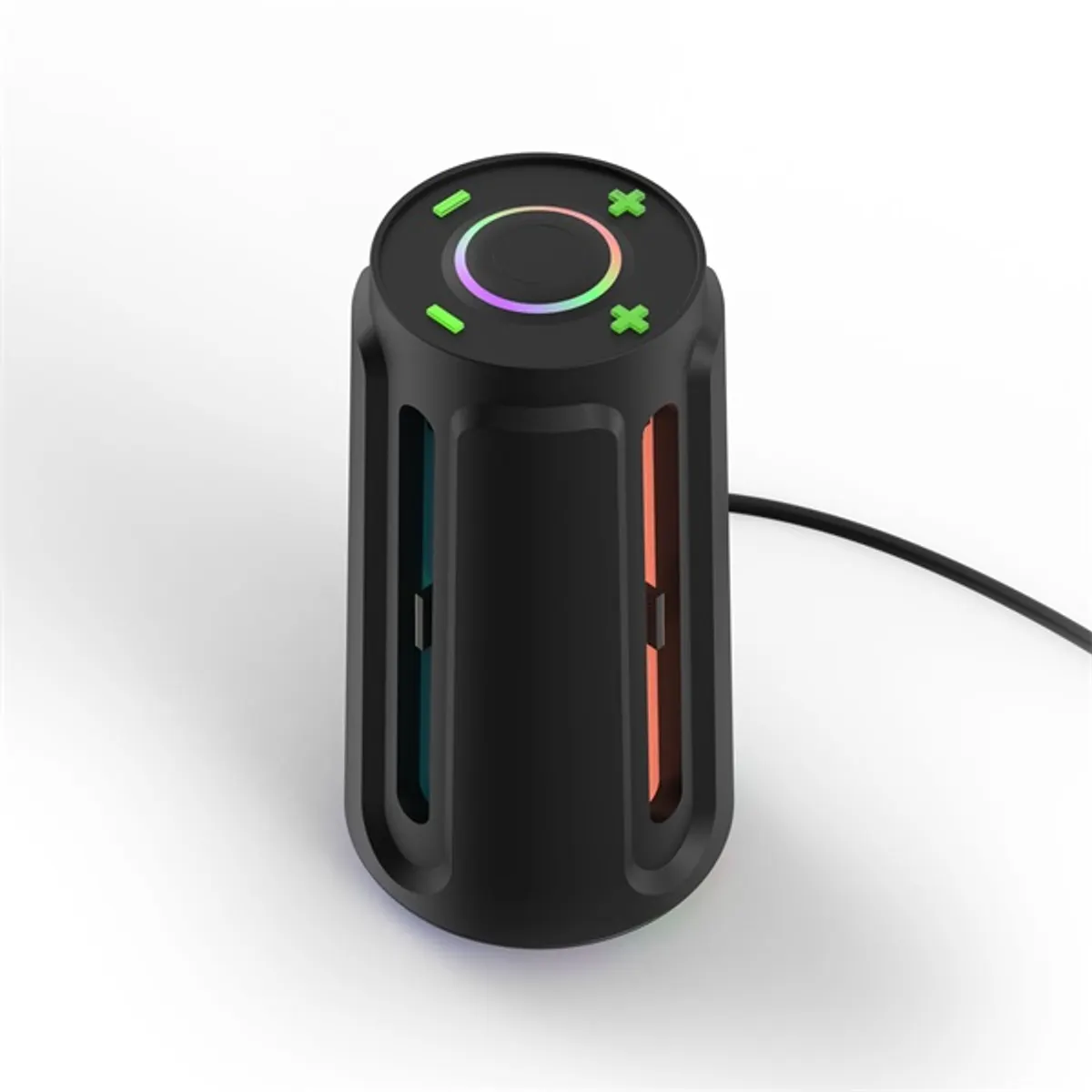 Hyperkin M07719 Power Beacon 4x Switch 2 Joy-Con töltés, RGB világítás, USB-C, fekete #3