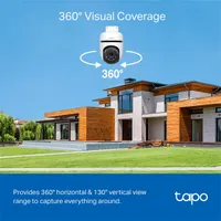 TP-LINK TAPO C510W Tapo C510W 3MP IP65 WiFi PTZ Mikrofon SD-kártyaolvasó Fehér #6