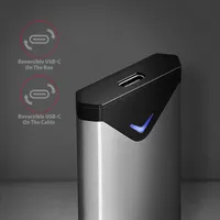 AXAGON EEM2-UG2 M.2 nvme külső ház usb-c 3.2 gen2 alumínium szürke #2