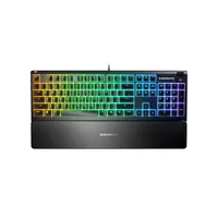 STEELSERIES 64810 Apex 3 UK fekete IP32 10-zónás RGB világítás Whisper-Quiet kapcsolók