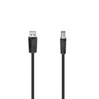 HAMA 00200603 USB kábel A-B 3 m fekete USB 2.0