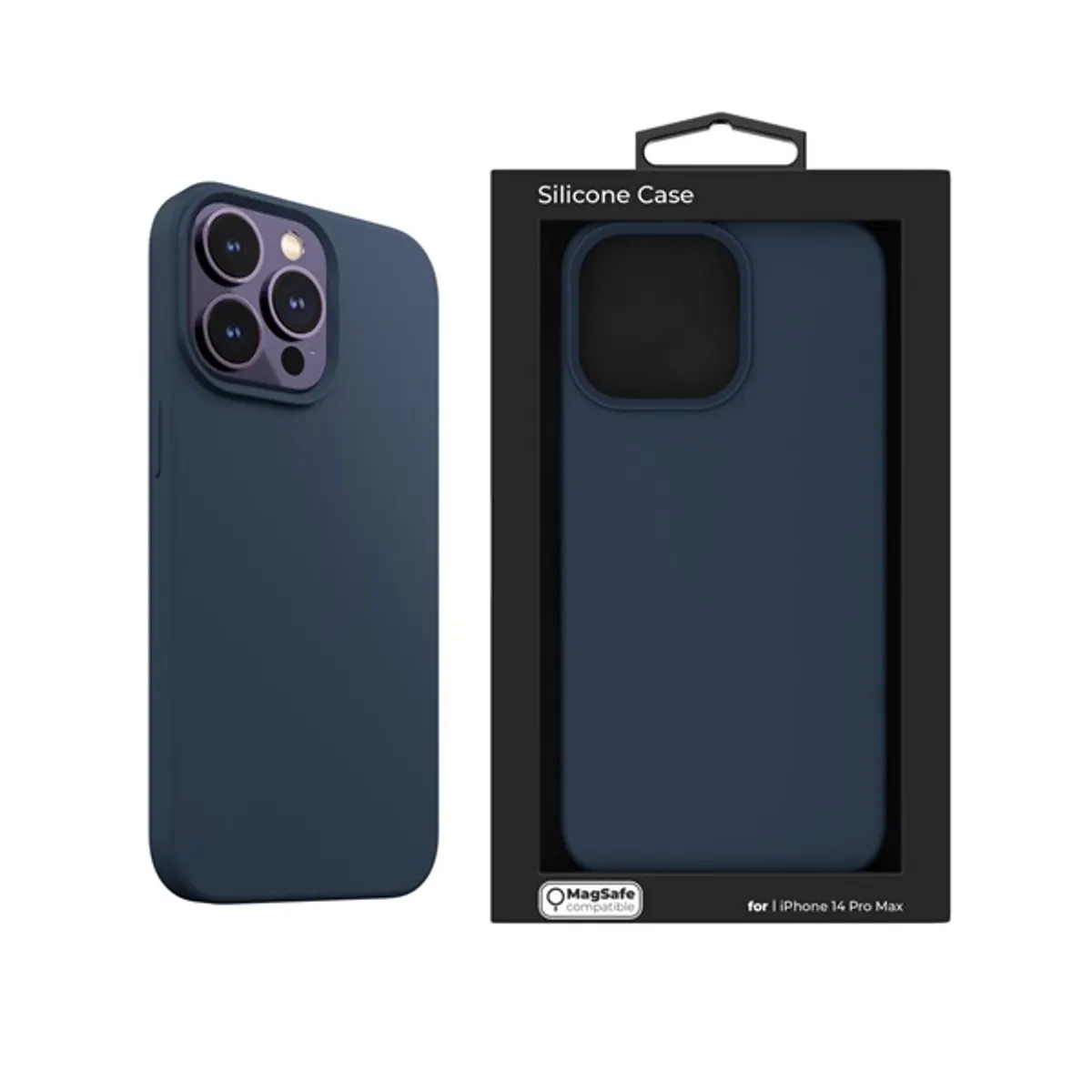NEXTONE IPH-14PROMAX-MAGSAFE-BLUE Szilikon hátlap iPhone 14 Pro Max kék #1