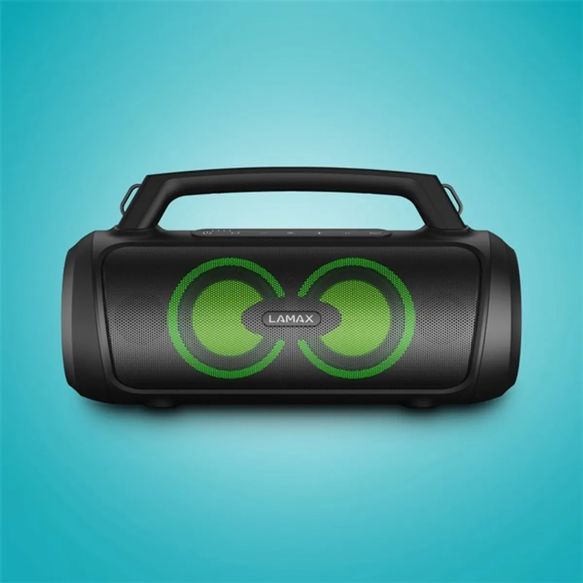 LAMAX LXPSMPGO1NNBA PartyGo1 100W Bluetooth hangszóró IP67 8000mAh BT 5.3 SD kártya lejátszás mikrofon csatlakozó #2