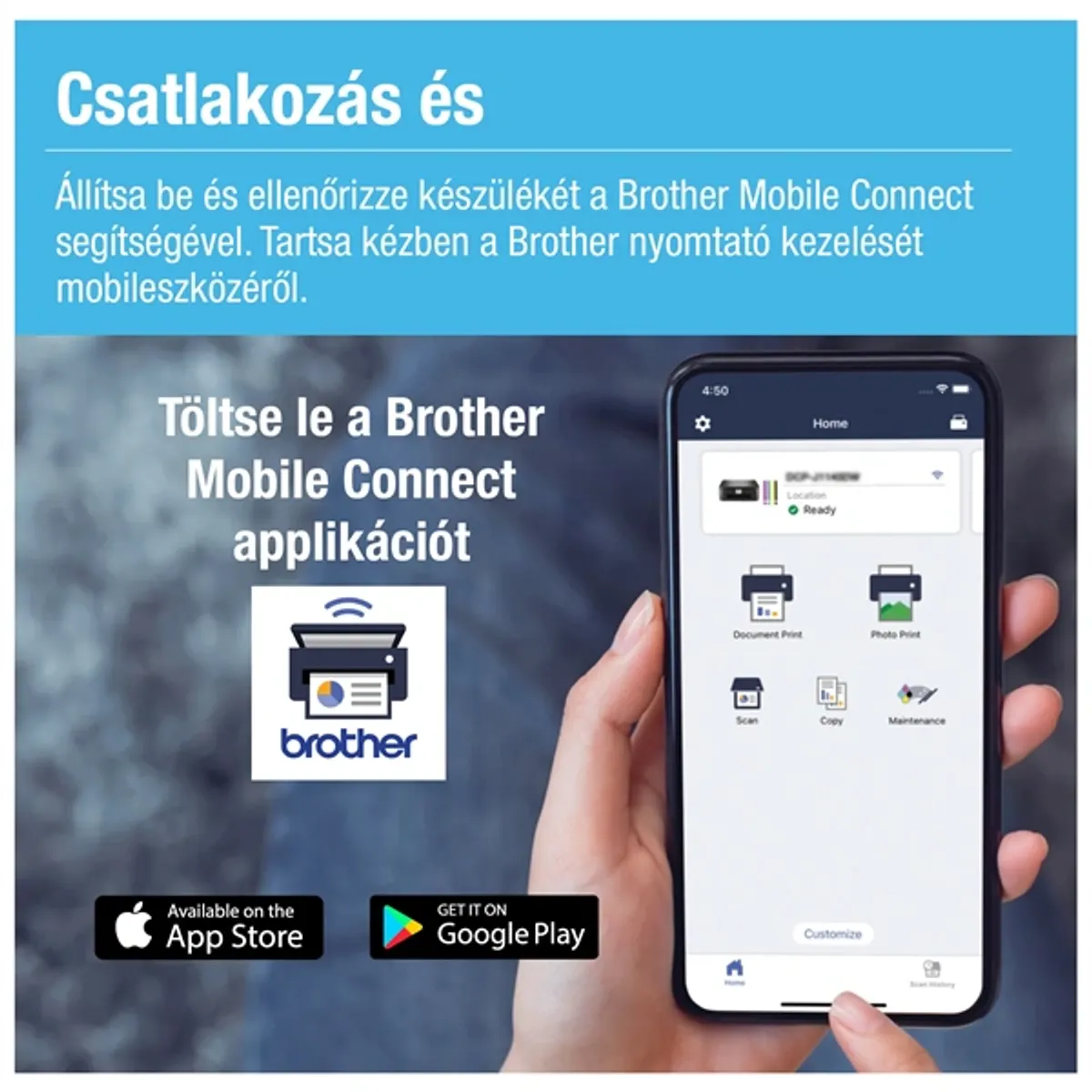 BROTHER DCPT735DWYJ1 DCP-T735W tintasugaras, színes, 16 oldal/perc, WiFi/USB, ADF, duplex, 6000x1200dpi #2