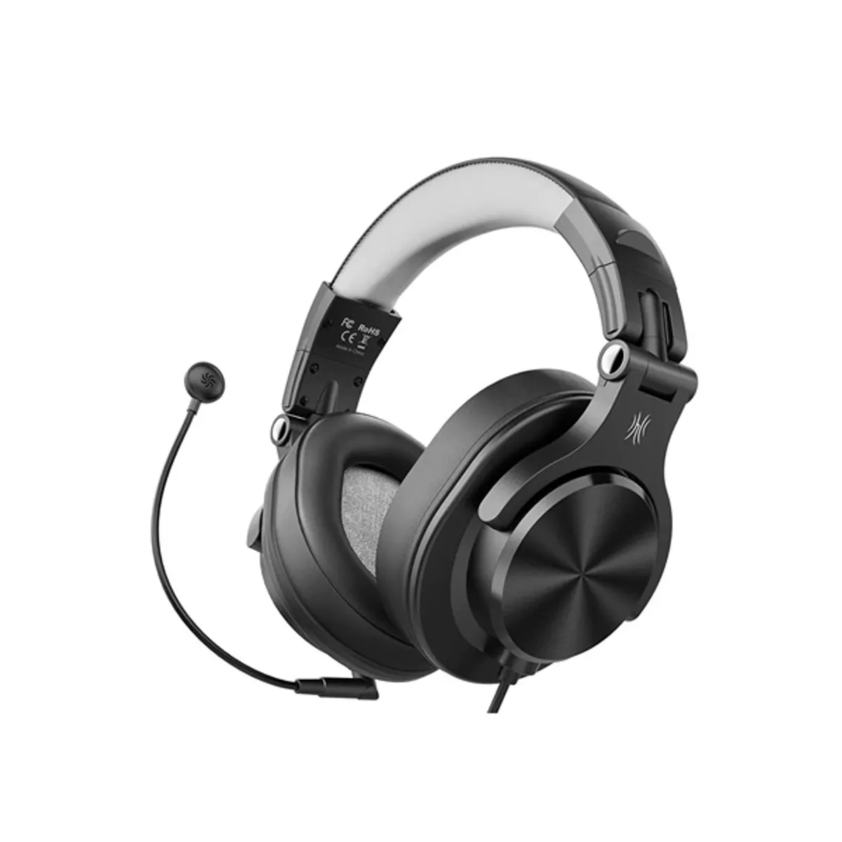 ONEODIO A71D fekete fejhallgató gamer 40 mm hangszóró 32 ohm 110 dB frekvencia 20-20000 Hz 3,5mm jack 200 cm kábel vezetékes #1