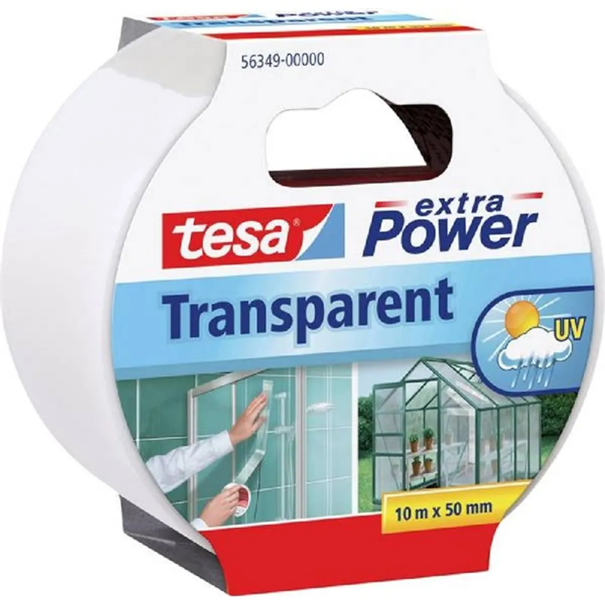 TESA 56349-00000-05 Extra Power átlátszó szövetszalag 10mx50mm #1