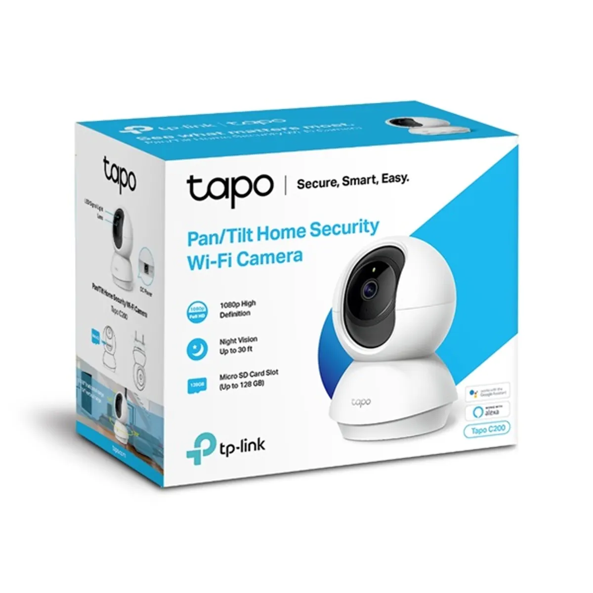TP-LINK TC70 ip kamera fehér 802.11 b g n 15FPS mikrofon beépített IR LED 30 m CMOS 1 2,9 #6