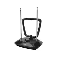 Hama 00221082 FITV Performance 35 gyűrű alakú aktív beltéri antenna fekete 5G LTE szűrő USB táp 2 m koax kábel