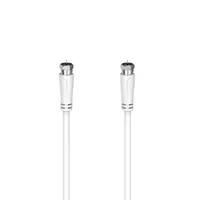 Hama 00205064 antenna kábel F-F 300 cm fehér 75 ohm 90dB árnyékolás