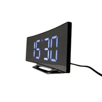 TOO DC-400-LM Digitális óra LED kijelző 12-24 órás formátum hőmérséklet °C-°F ébresztő és szundi éjszakai mód fekete 17,6 x 6,1 x 8,4 cm 3xAAA #4