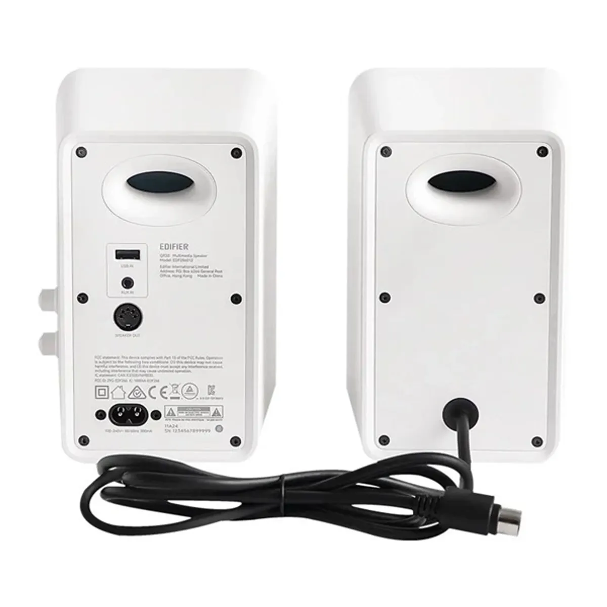 Edifier QR30 WHITE hangszóró pár Bluetooth USB-A 30W AUX #5
