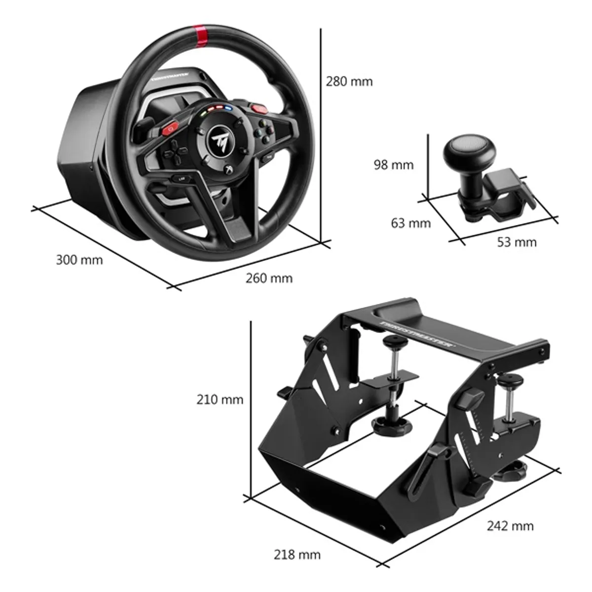 Thrustmaster 4460264 T128 SimTask pack steering kit és pedálok PC és Xbox Series X és Xbox One #7